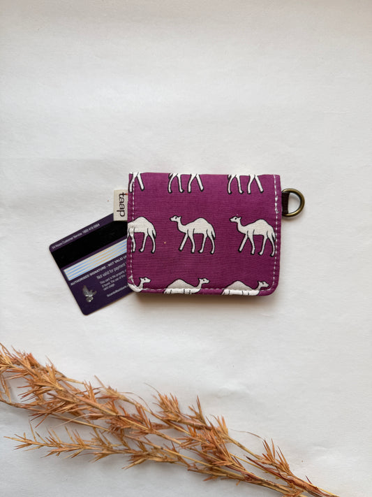 Desert Parade Card Wallet – Compact Security with a Touch of Tradition