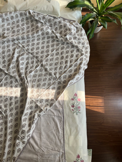 Beads Screen Print Single Bed Dohar (60”*90”)