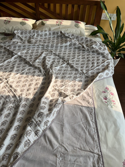 Beads Screen Print Single Bed Dohar (60”*90”)