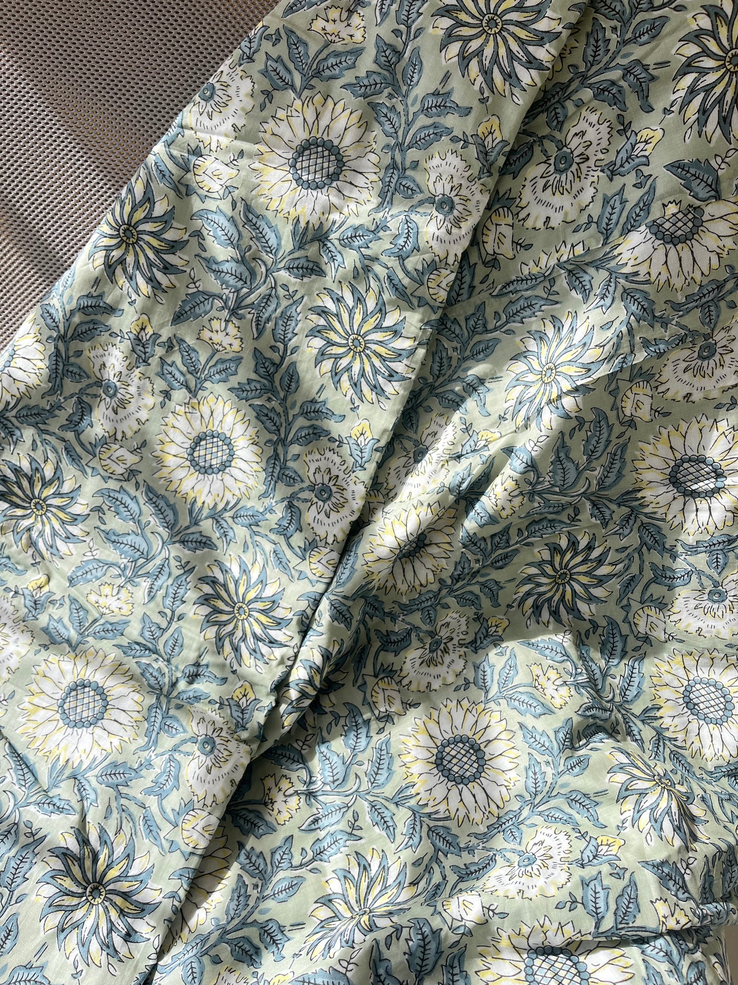 Soft Mulmul Cotton Screen Printed Double Bed Dohars