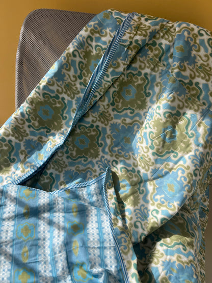 Soft Mulmul Cotton Screen Printed Double Bed Dohars