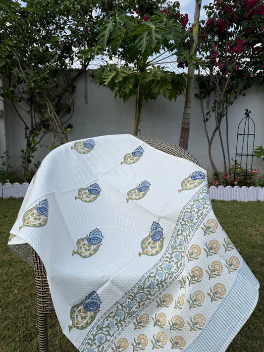 HandBlock Premium Cotton Waffle Bath Towel