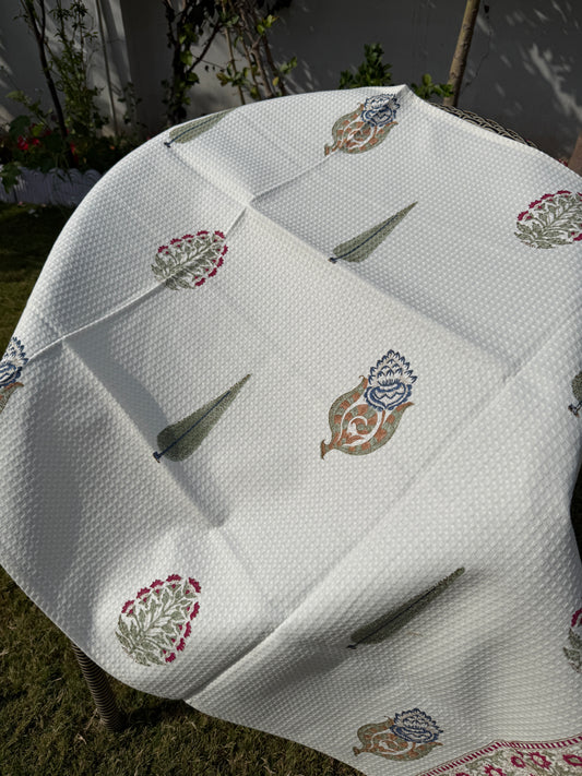 HandBlock Premium Cotton Waffle Bath Towel