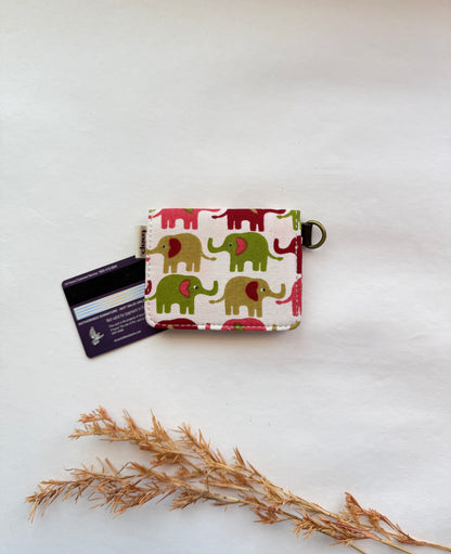 Colourful Herd Card Wallet – Compact Security with a Touch of Tradition