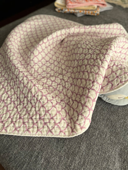Snuggle Soft Handblock Baby Quilt