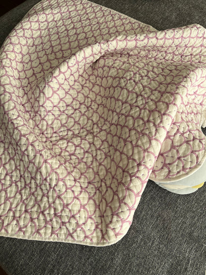 Snuggle Soft Handblock Baby Quilt