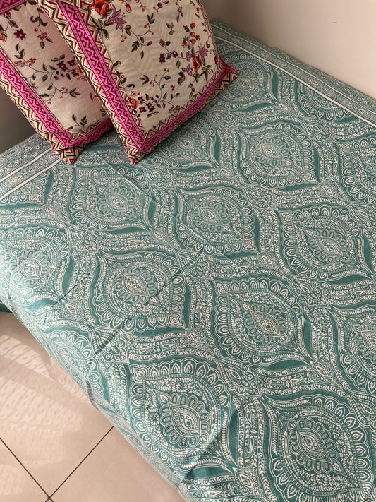 Vintage Single Bedsheet without Pillow Cover (60”*90”)