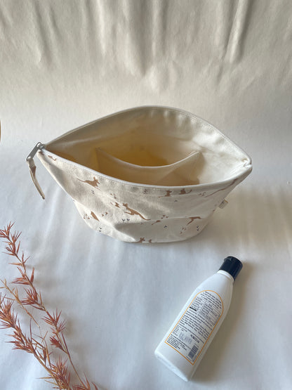 Kangaroo Cotton Canvas Big Pouch