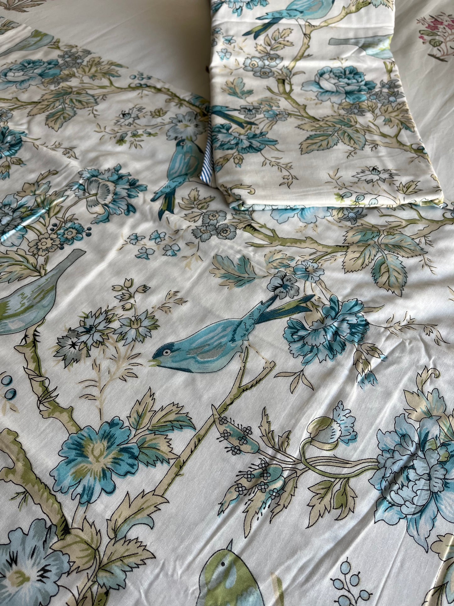 Bird Screen Print Single Bed Dohar (60”*90”)