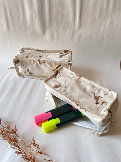 Kangaroo Cotton Canvas Box Pouch – Compact Storage with a Sharp Edge