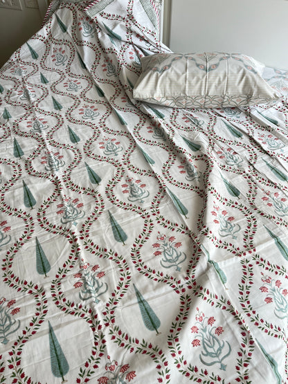Peepul Tree Premium Handblock Double Dohar (90”*108”)