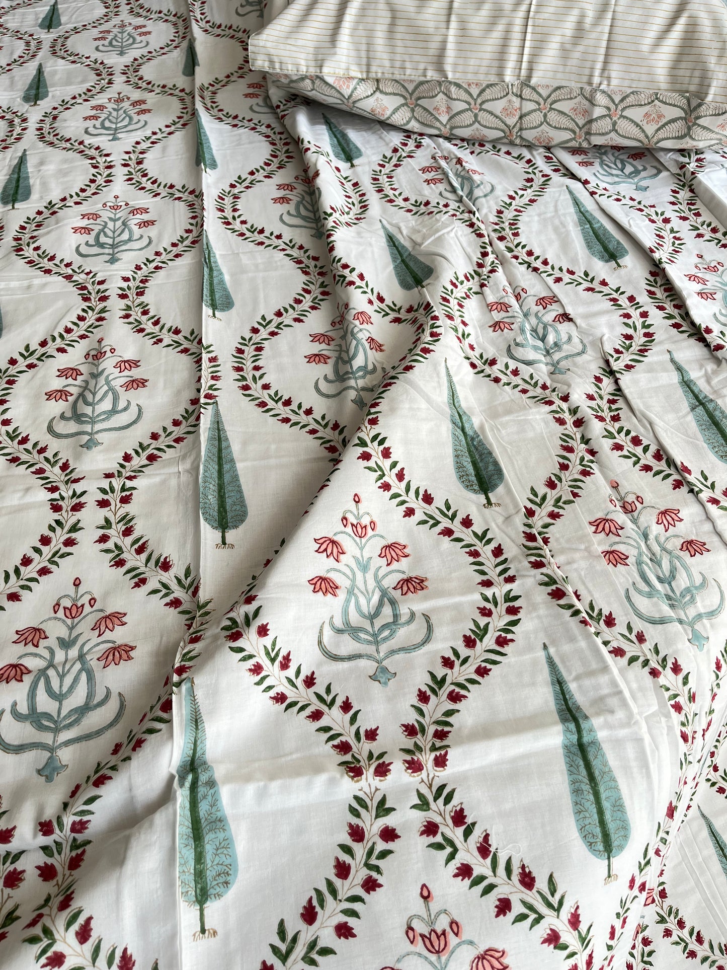 Peepul Tree Premium Handblock Double Dohar (90”*108”)