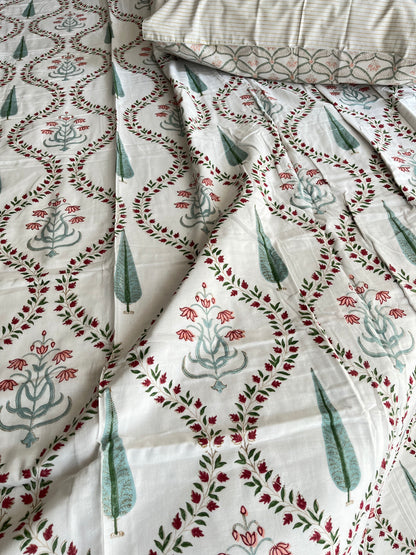 Peepul Tree Premium Handblock Double Dohar (90”*108”)