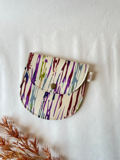 Urban Ikat Money Pouch – Pocket-Sized Organizer for Everyday Essentials