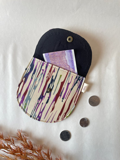 Urban Ikat Money Pouch – Pocket-Sized Organizer for Everyday Essentials