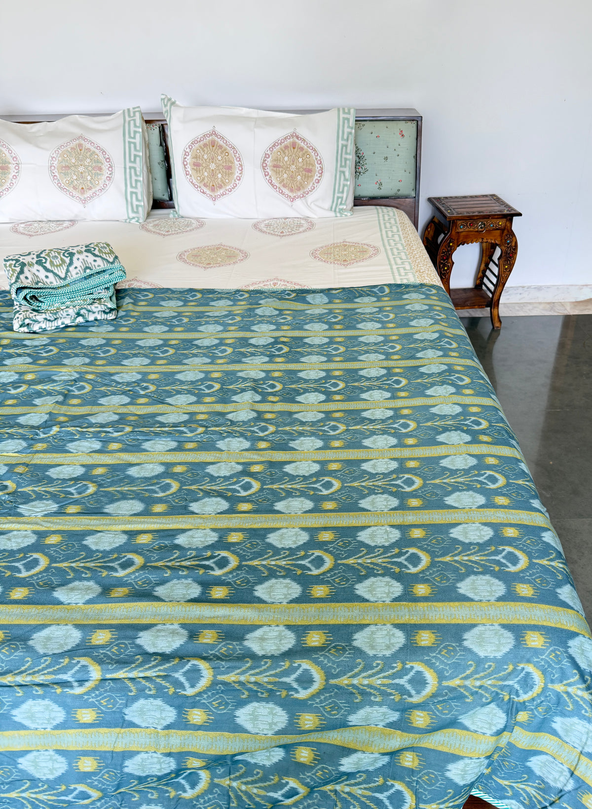 Soft Mulmul Cotton Screen Printed Single Bed Dohar (60”*90”)