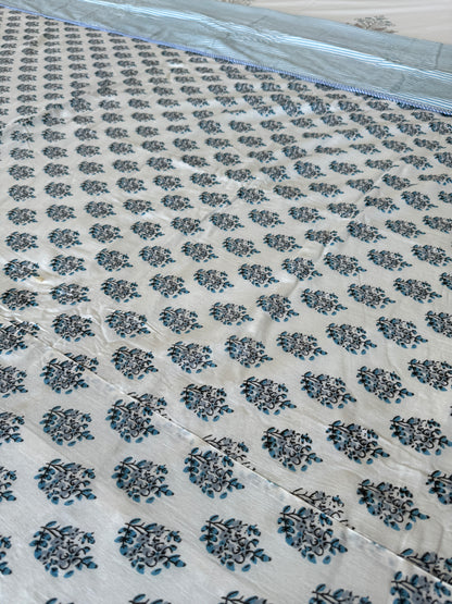 Soft Mulmul Cotton Screen Printed Double Bed Dohar
