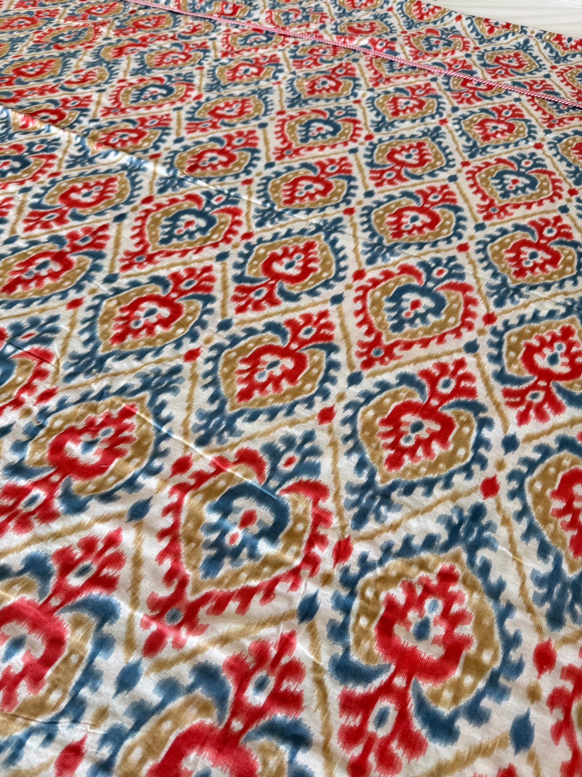 Soft Mulmul Cotton Screen Printed Double Bed Dohar