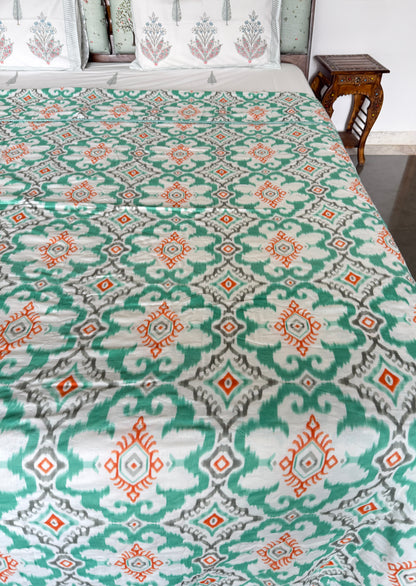 Soft Mulmul Cotton Screen Printed Double Bed Dohar