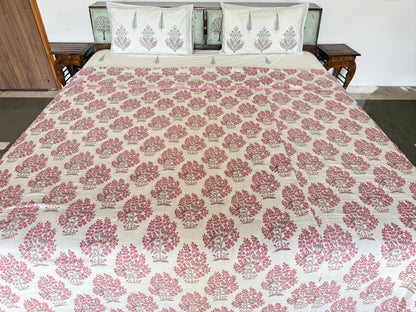 Soft Mulmul Cotton Screen Printed Double Bed Dohar