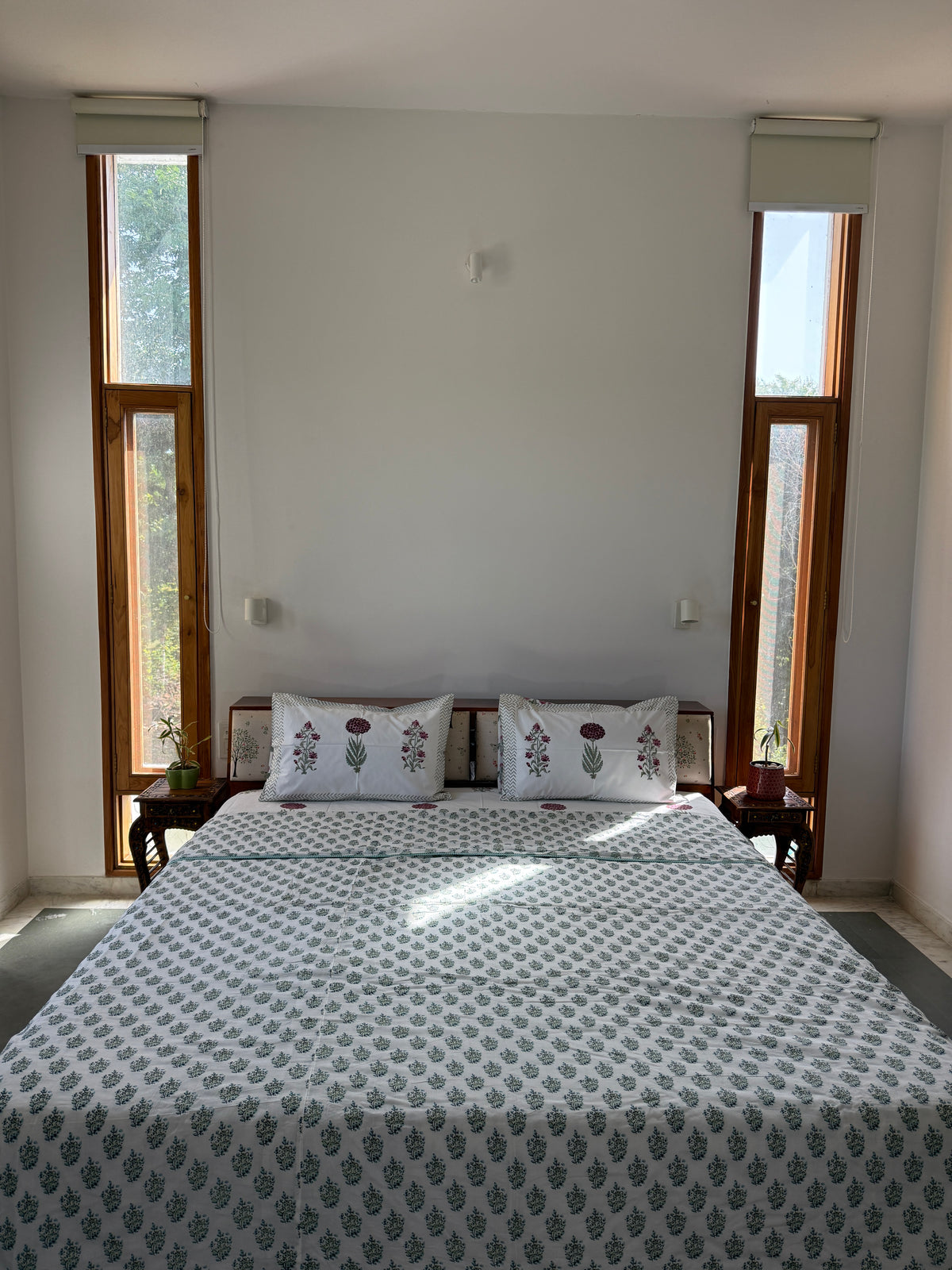 Soft Mulmul Cotton Screen Printed Double Bed Dohar