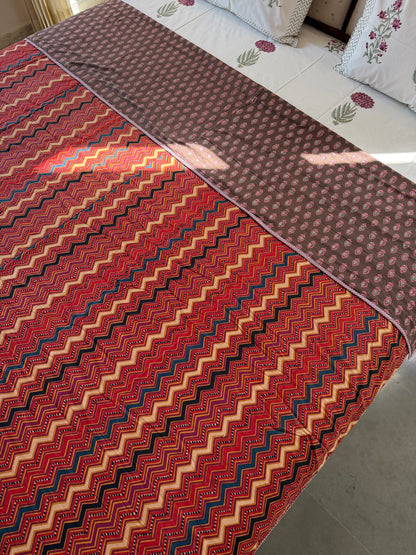 Soft Mulmul Cotton Screen Printed Double Bed Dohar