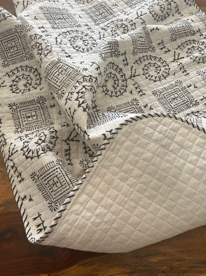 Trade Star Handblock Cozzy Baby Quilt (40”*40”)