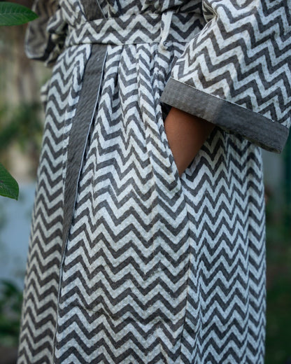 Moon Dust Premium Cotton Waffle Bathrobe (Adult)