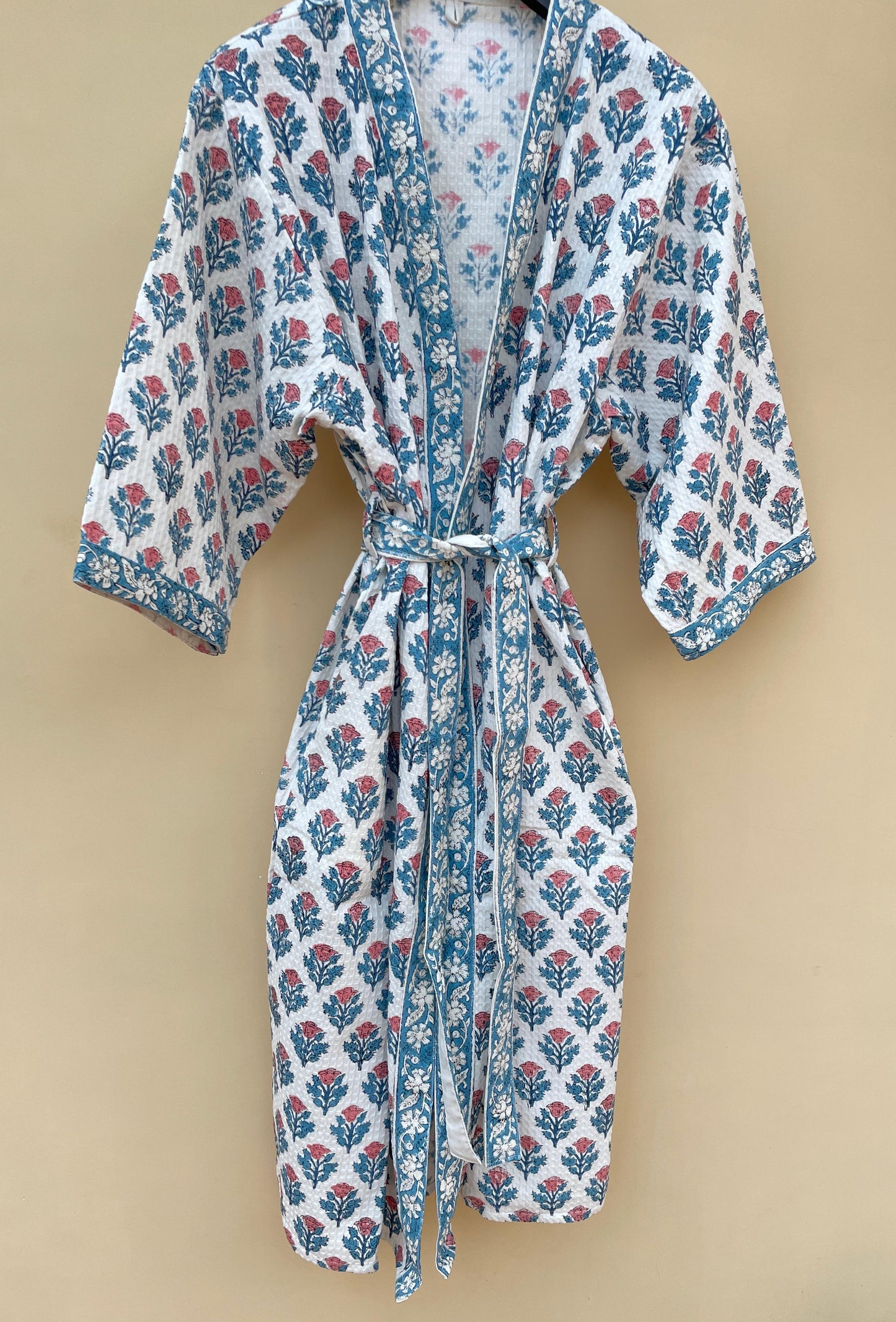 Rosewood Bloom Premium Cotton Waffle Bathrobe (Adult)