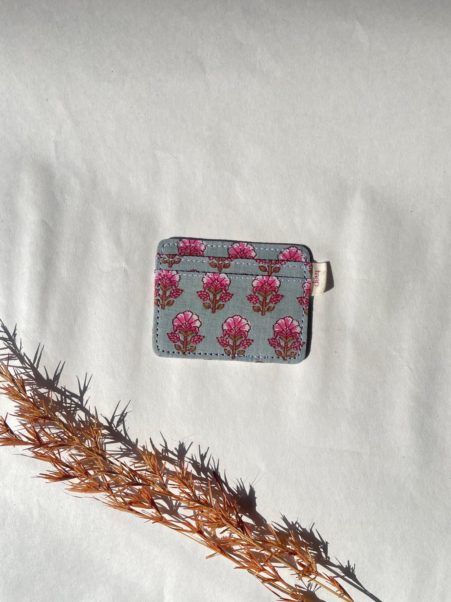 Pink Blossom Charm Card Holder – Slim, Stylish & Smartly Functional