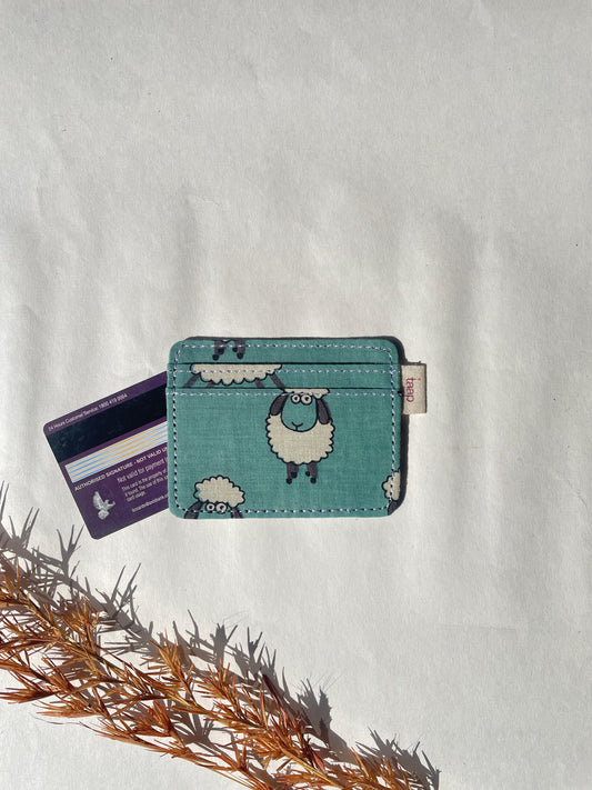 Sea Blue Pastures Card Holder – Slim, Stylish & Smartly Functional