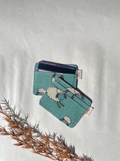 Sea Blue Pastures Card Holder – Slim, Stylish & Smartly Functional