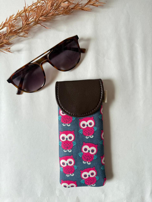 Whimsy Owl Sunglass Cover – Gentle Guard for Your Shades