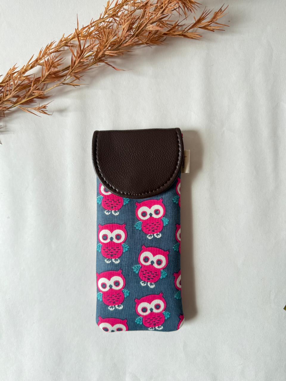Whimsy Owl Sunglass Cover – Gentle Guard for Your Shades
