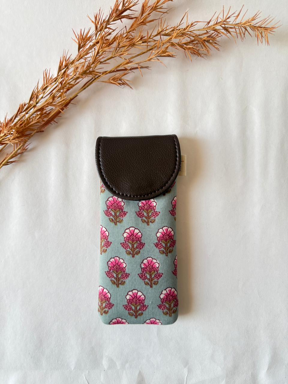 Pink Blossom Sunglass Cover – Gentle Guard for Your Shades