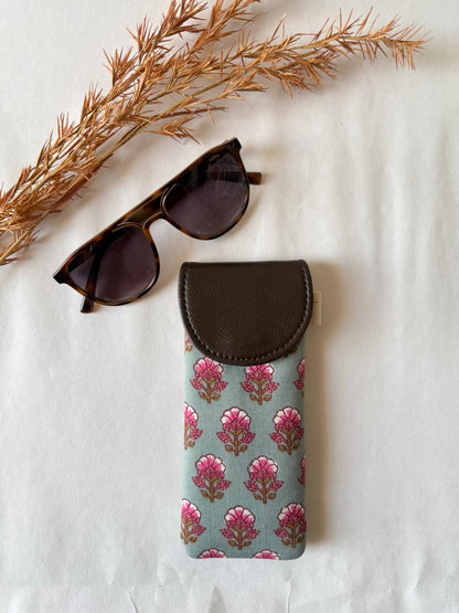 Pink Blossom Sunglass Cover – Gentle Guard for Your Shades