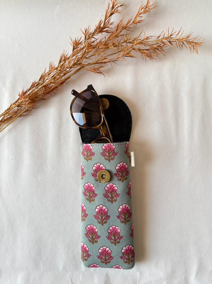 Pink Blossom Sunglass Cover – Gentle Guard for Your Shades