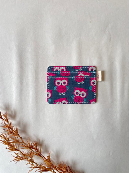 Whimsy Owl Card Holder – Slim, Stylish & Smartly Functional
