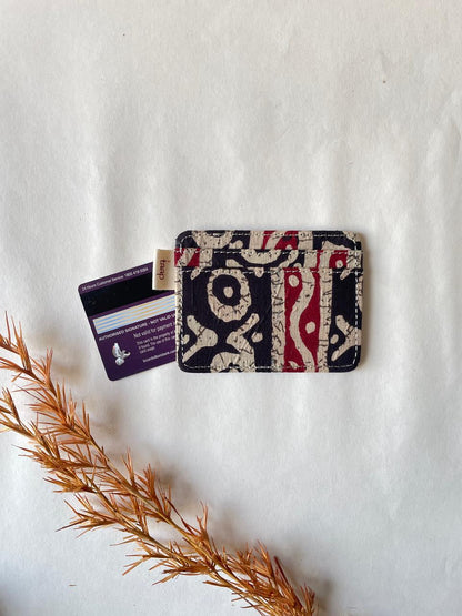 Ajrak Card Holder – Slim, Stylish & Smartly Functional